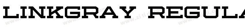 Linkgray Regular字体转换